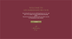 Desktop Screenshot of lesambassadeurs.com